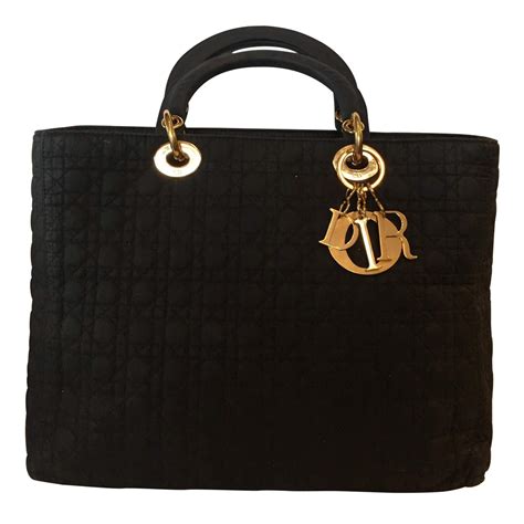 lady dior canvas black|lady dior designer bags.